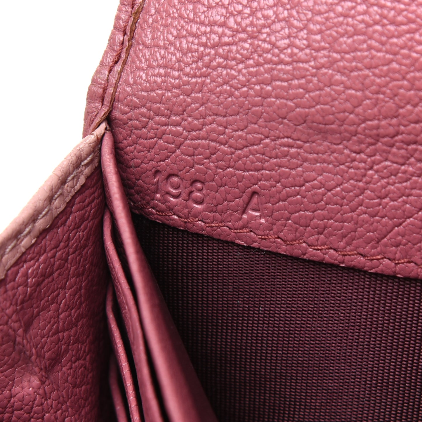 Goatskin Madras Bi-Color Continental Wallet Anticho Orchidea
