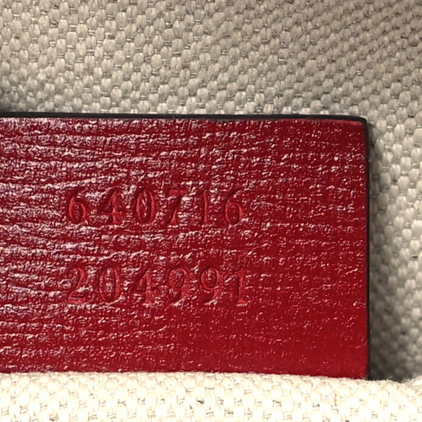 GG Supreme Monogram Azalea Calfskin Mini Horsebit 1955 Top Handle Bag Beige New Cherry Red