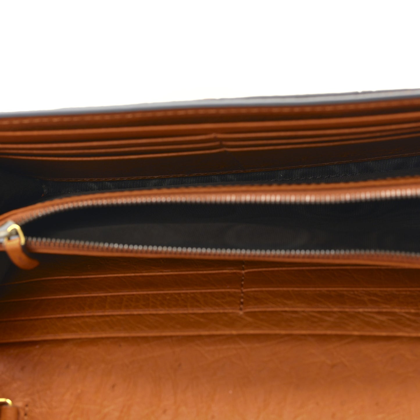 Snakeskin Ostrich Diana Chain Wallet Butter Ivory Paradise Cloud Natural Gold