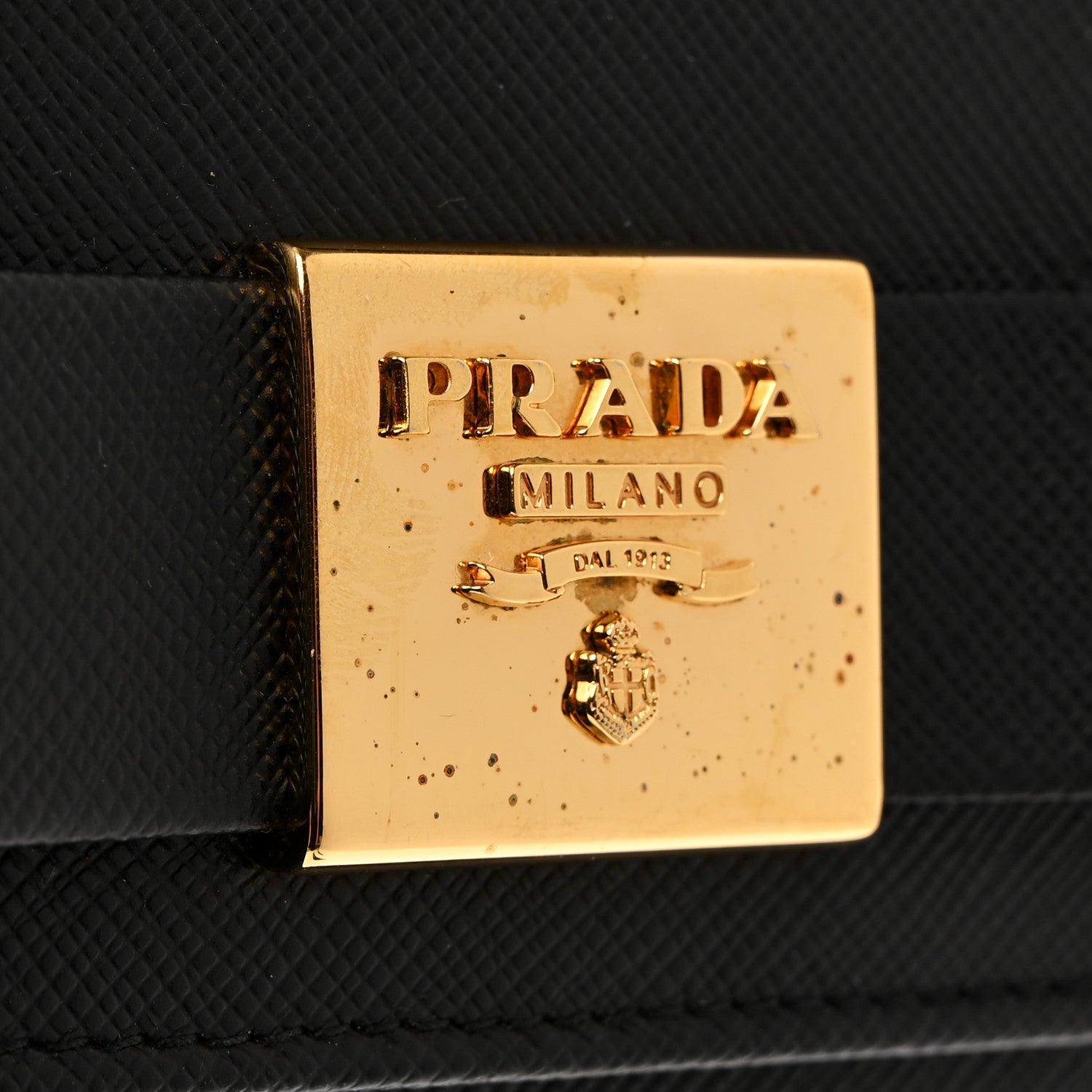 Prada Saffiano Fiocco Bow Continental Wallet Black 9 of 10