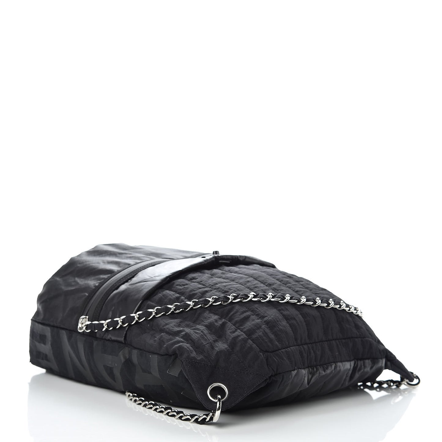 Nylon Drawstring Backpack Black