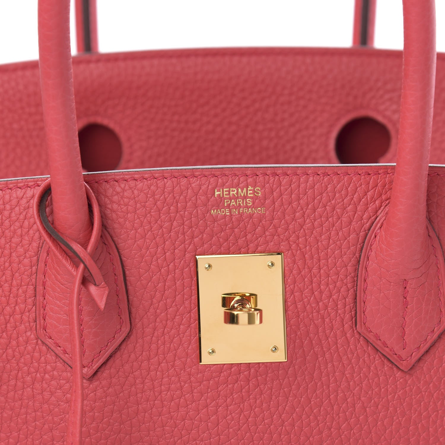 Hermes Taurillon Clemence Birkin 30 Bougainvillea 6 of 11
