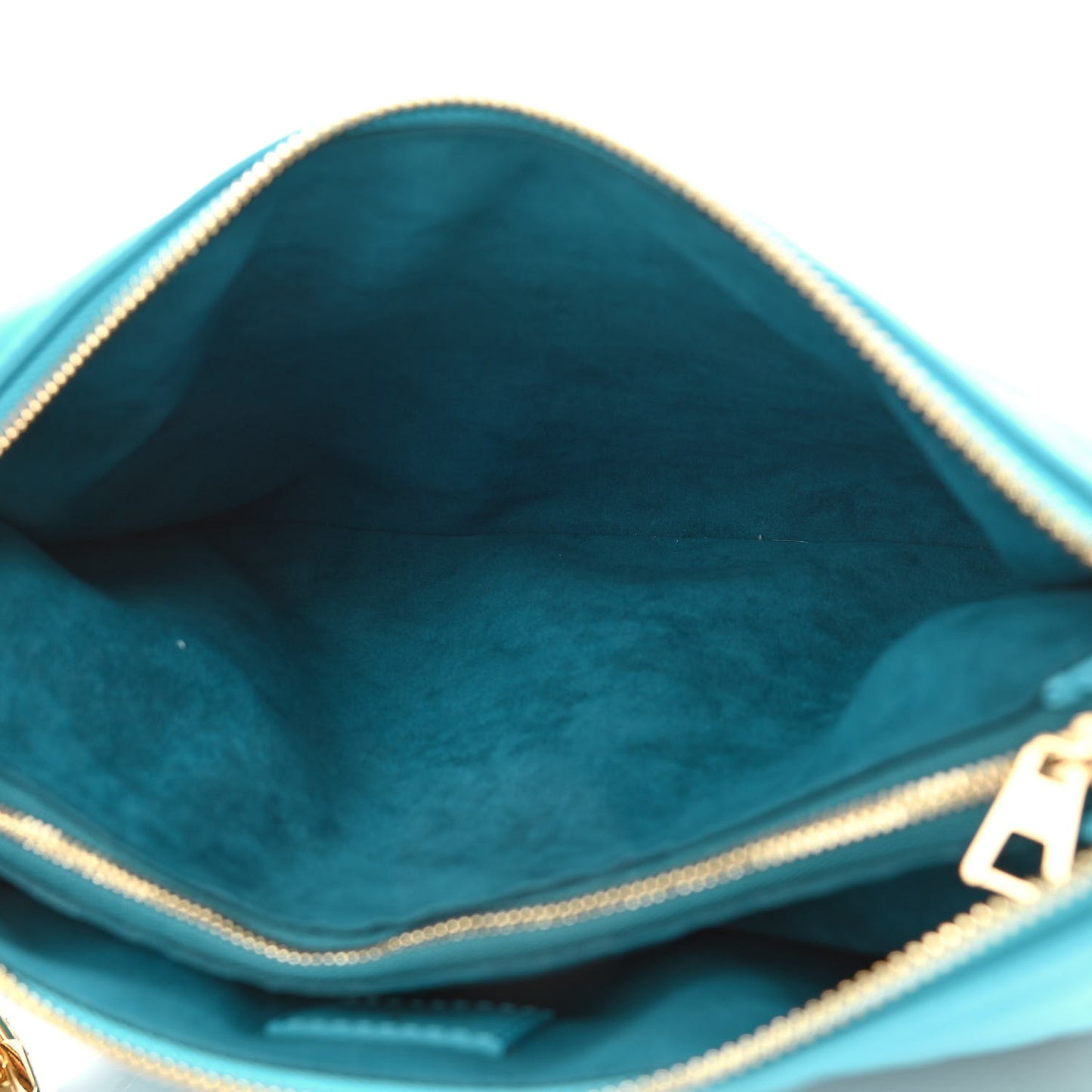 Lambskin Embossed Monogram Coussin PM Turquoise
