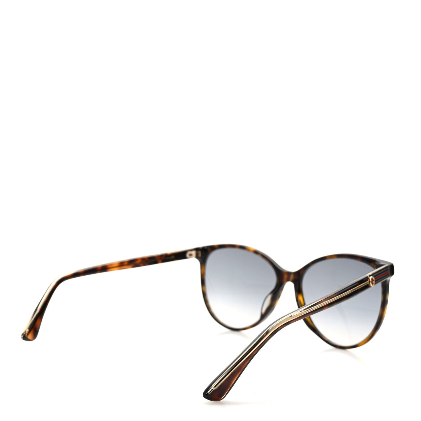 Round Eye GG Web Sunglasses Tortoise