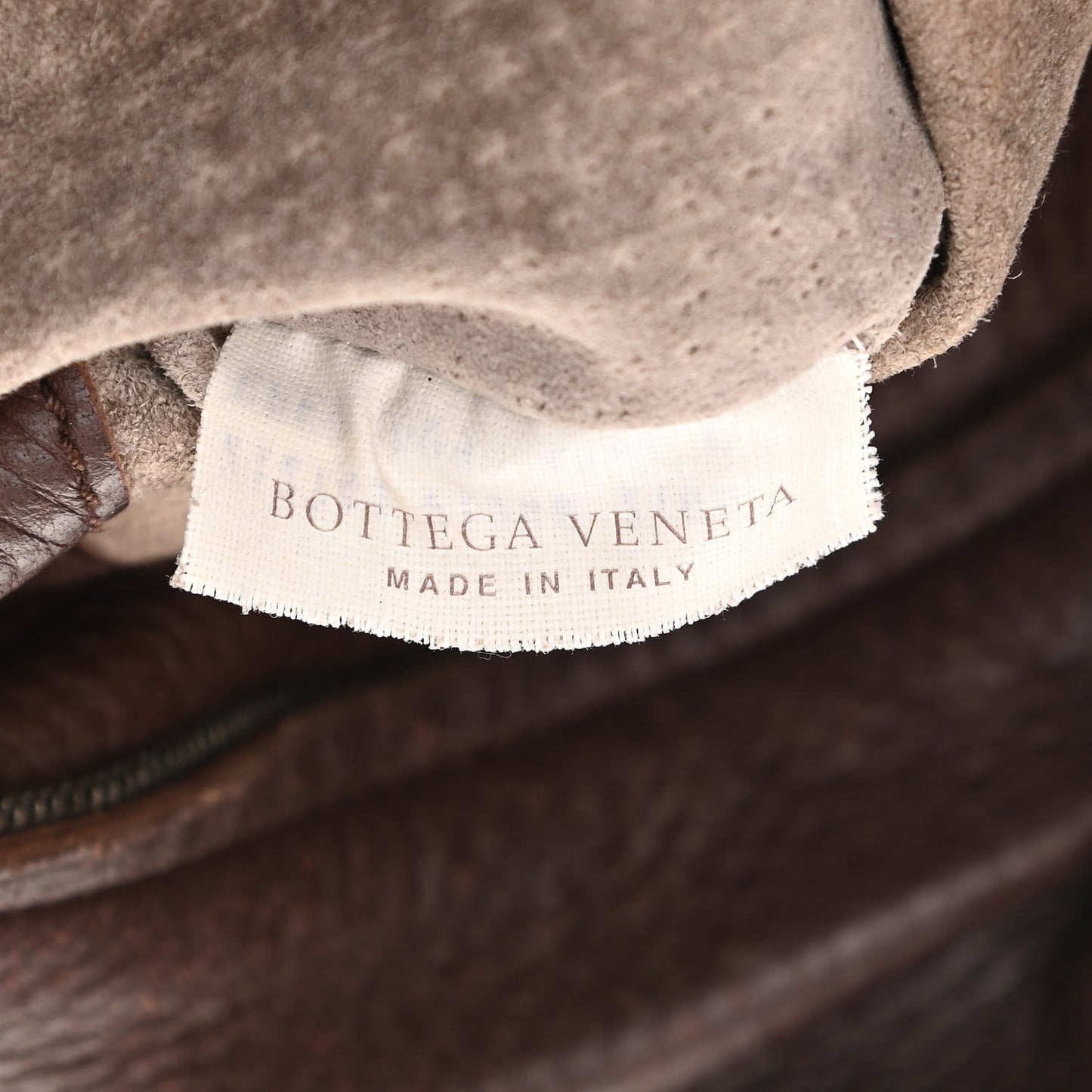 Cervo Deerskin Large Hobo Truffle