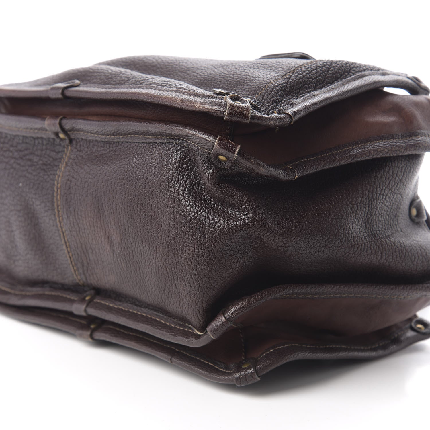 Chloe Calfskin Satchel Brown 6 of 8