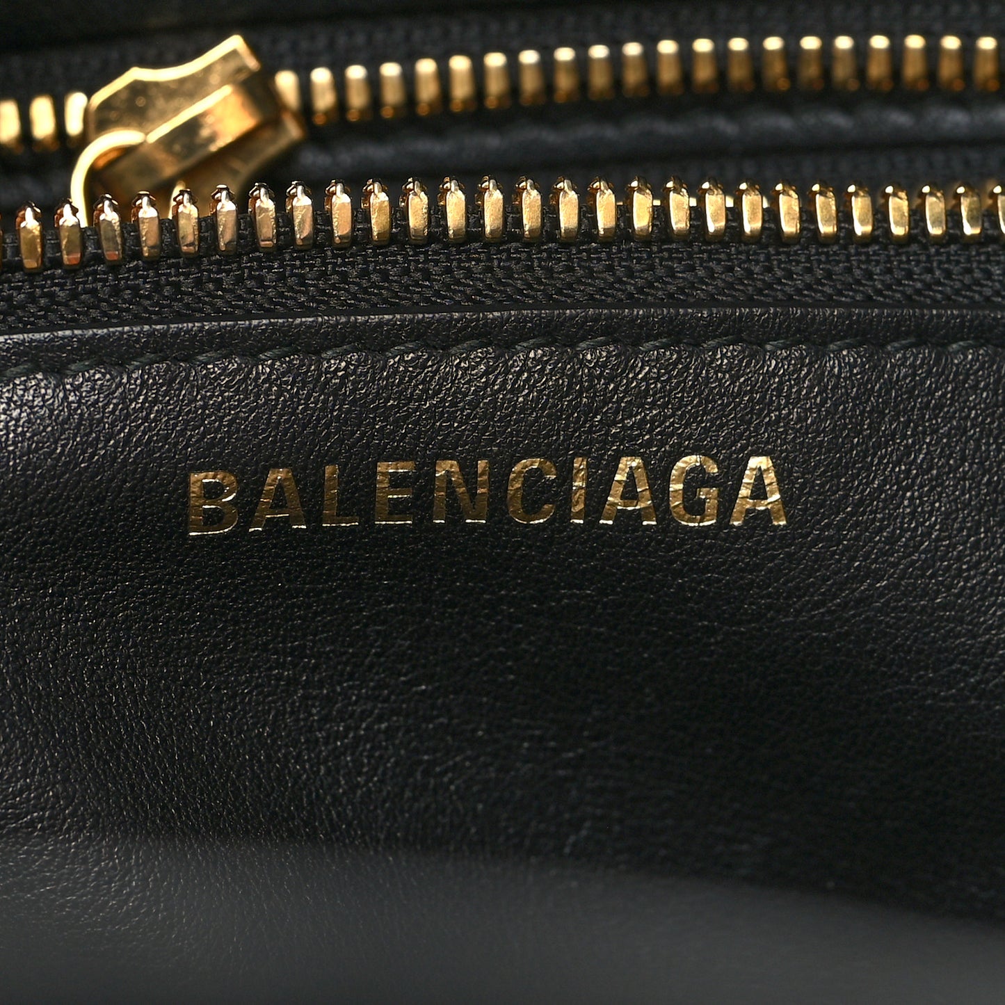 Calfskin XS Fringe Laundry Cabas Black