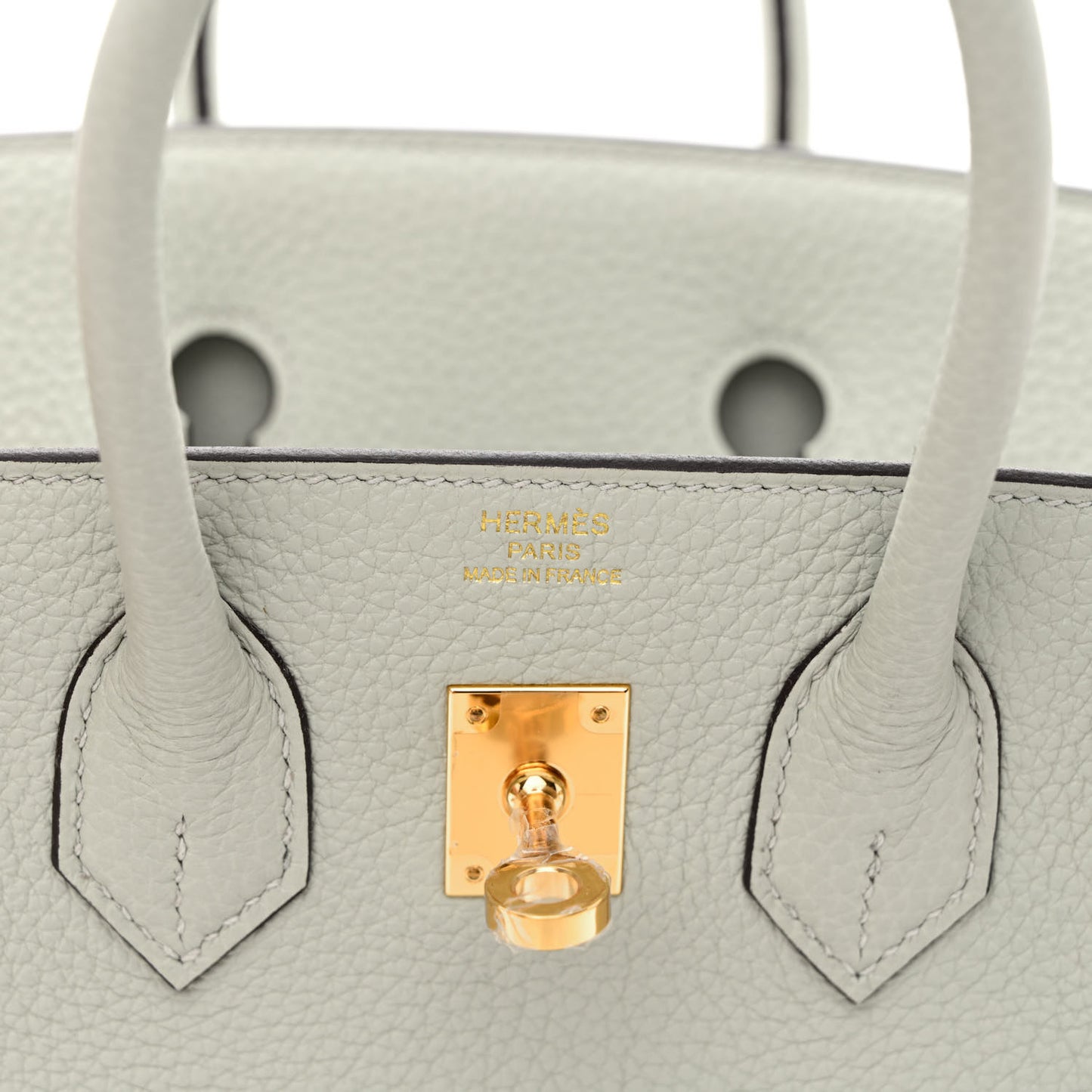 Togo Birkin 25 Gris Neve
