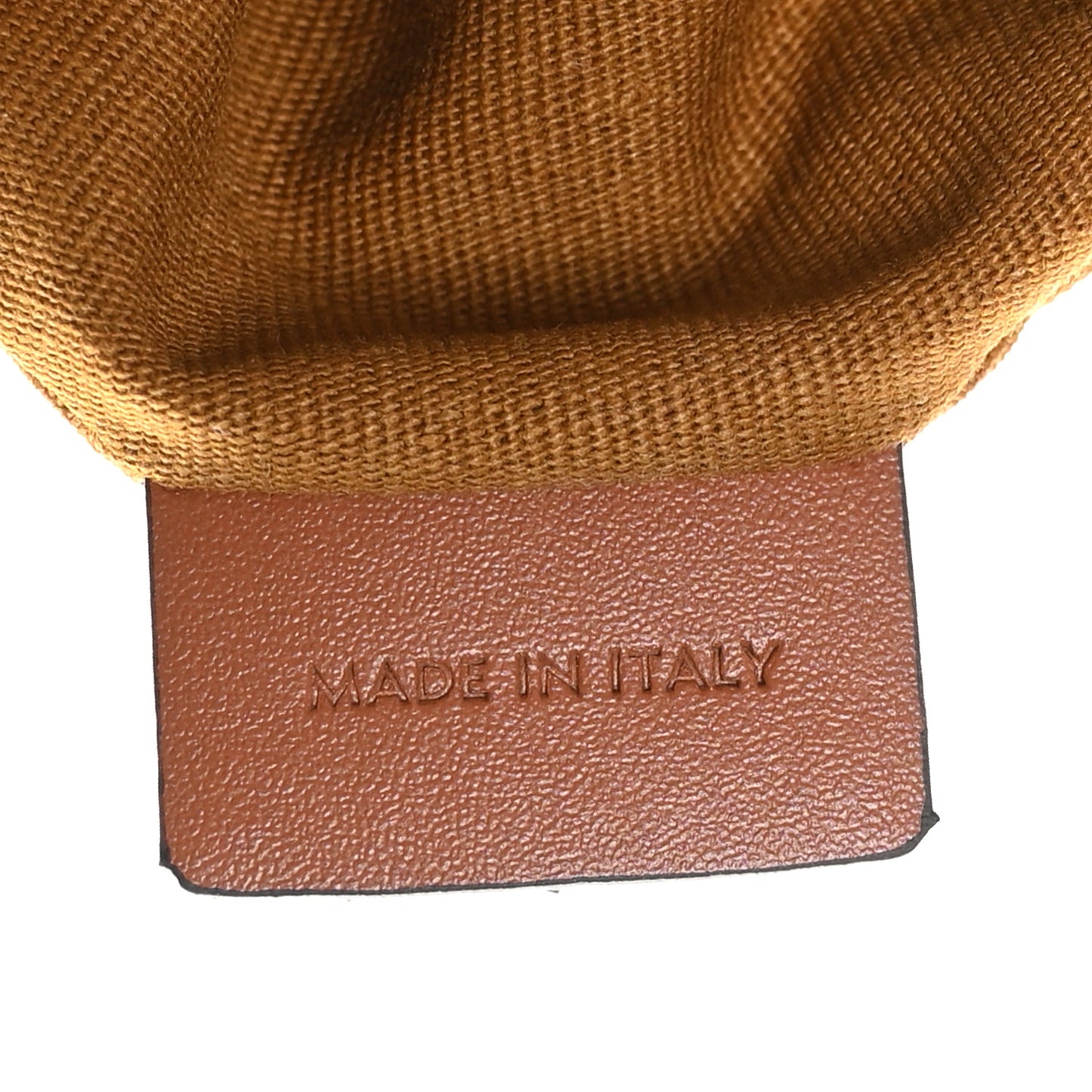 Calfskin Triomphe Canvas Heloise Shoulder Bag Tan