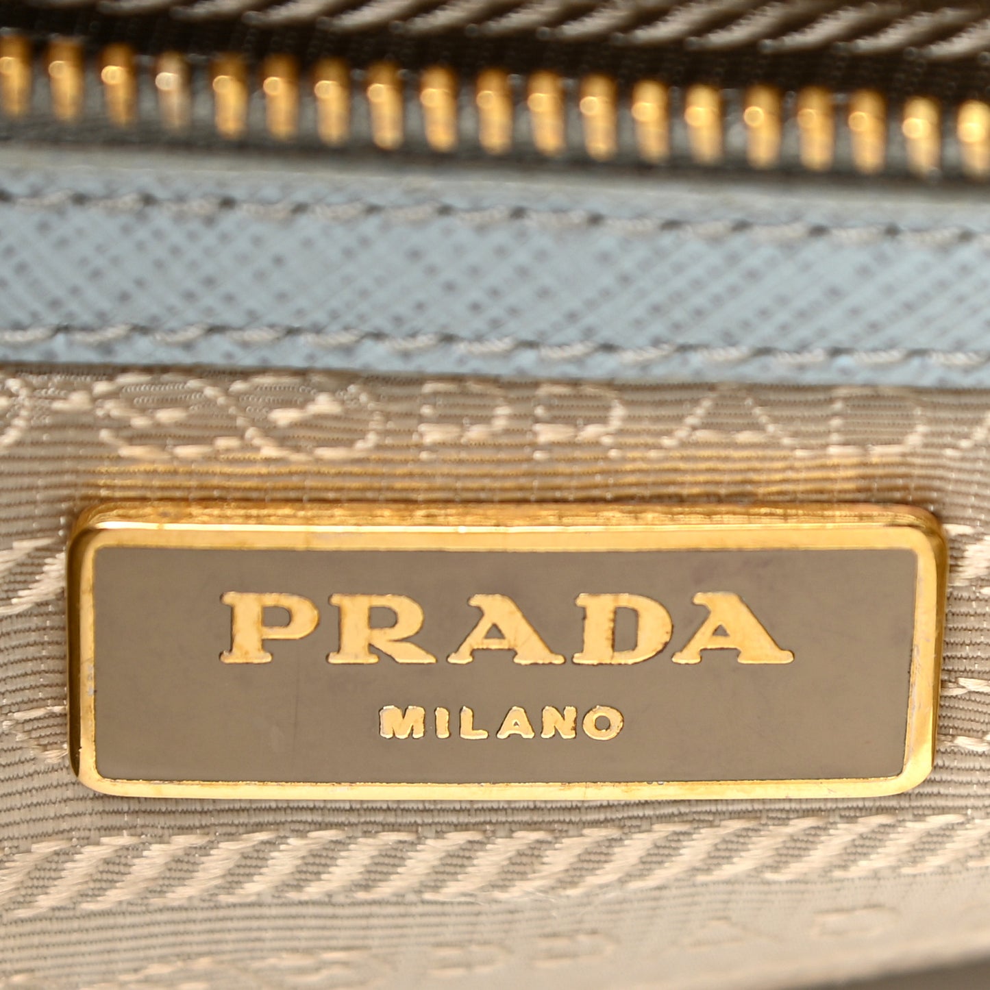 Saffiano Lux Mini Double Zip Tote Lago