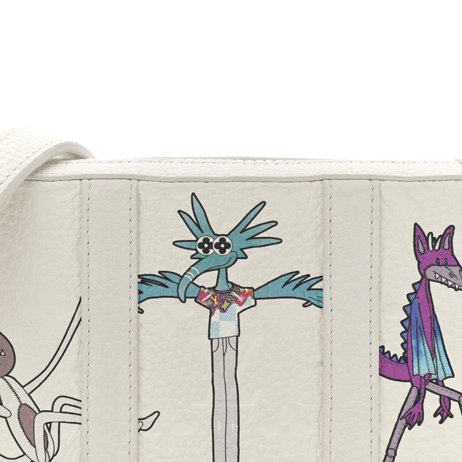 Louis Vuitton Taurillon Monogram LV Friends Soft Trunk Wallet White 8 of 10