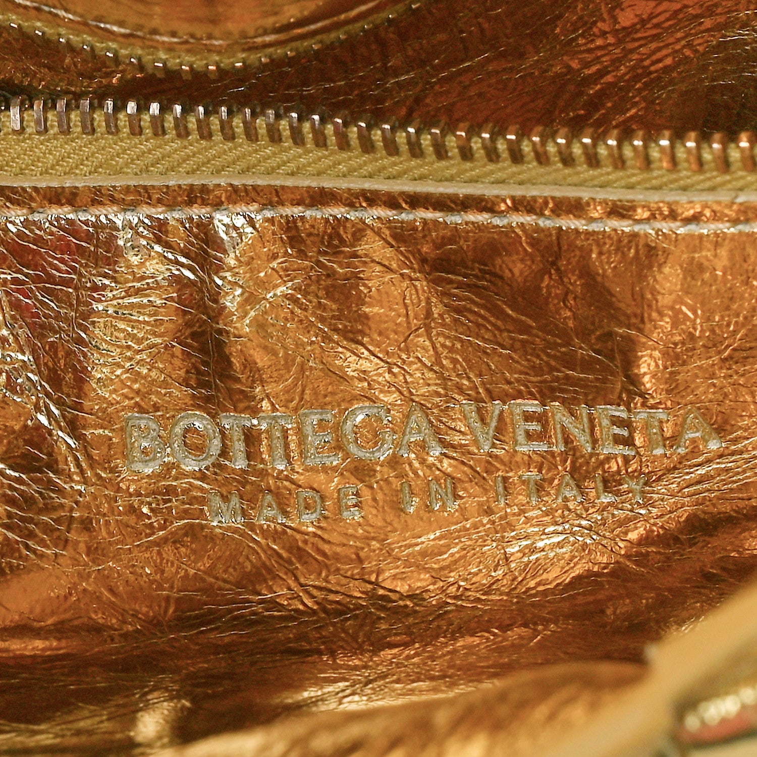 Bottega Veneta Mirror Lambskin Maxi Intreccio Padded Cassette Crossbody Bag Gold 6 of 8