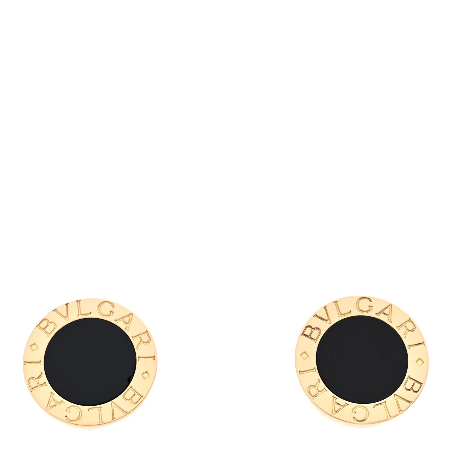 Bulgari 18K Yellow Gold Black Onyx BVLGARI BVLGARI Mens Dress Set 1 of 7