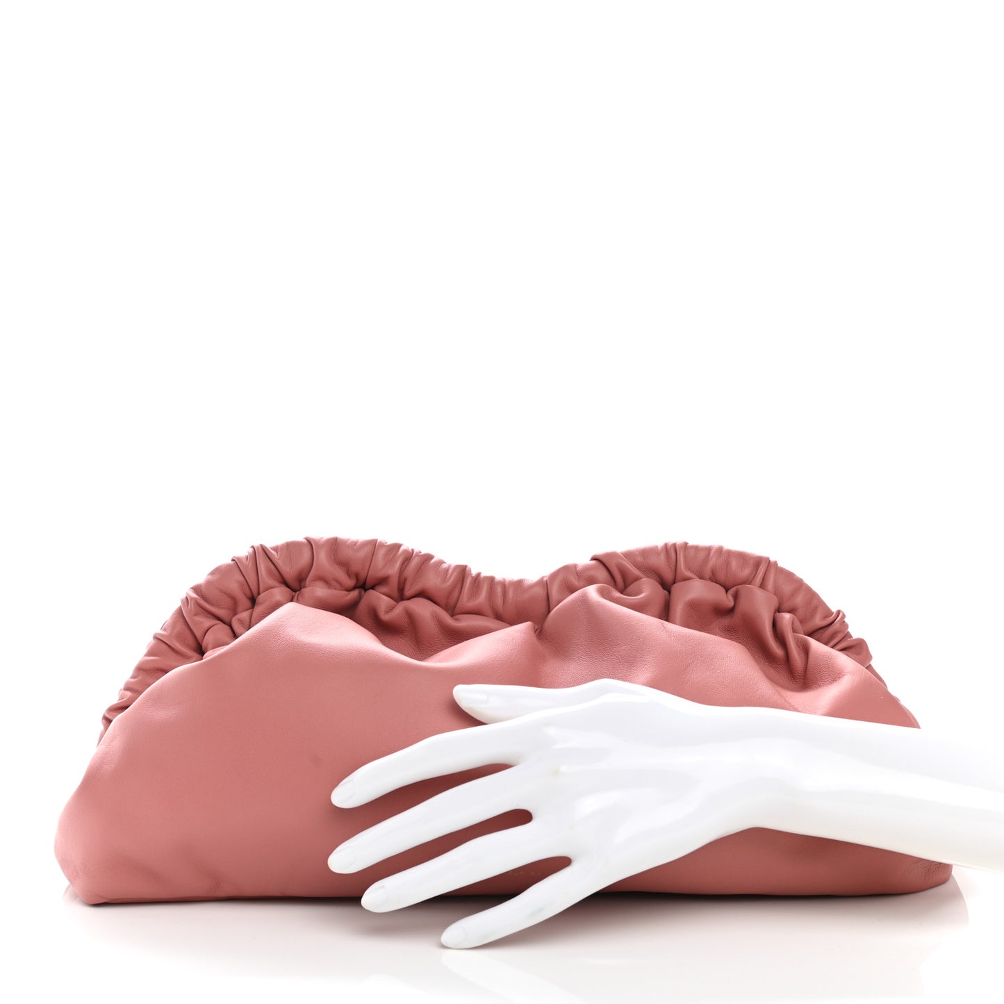Lambskin Cloud Clutch Blush