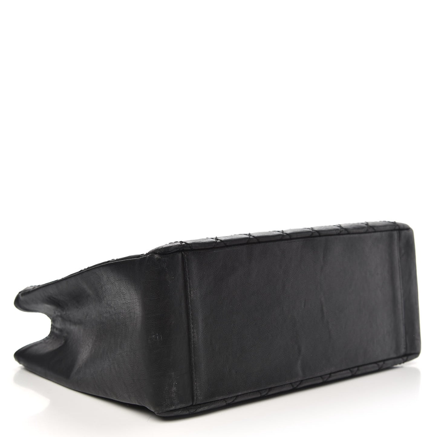 Calfskin Quilted Grand Shopping Tote GST Black