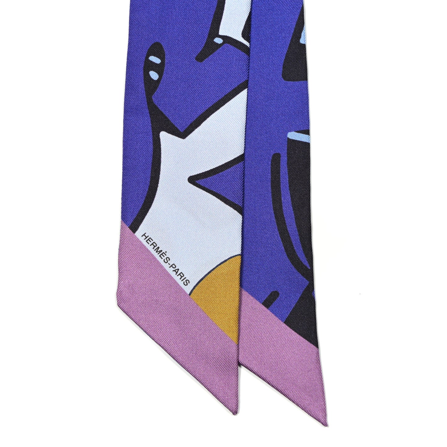 Silk Graff Graffiti Twilly Boise De Rose Bleu
