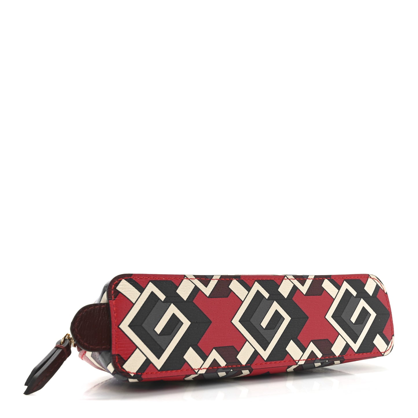 Shangai Calfskin Geometric G Pencil Case Multicolor
