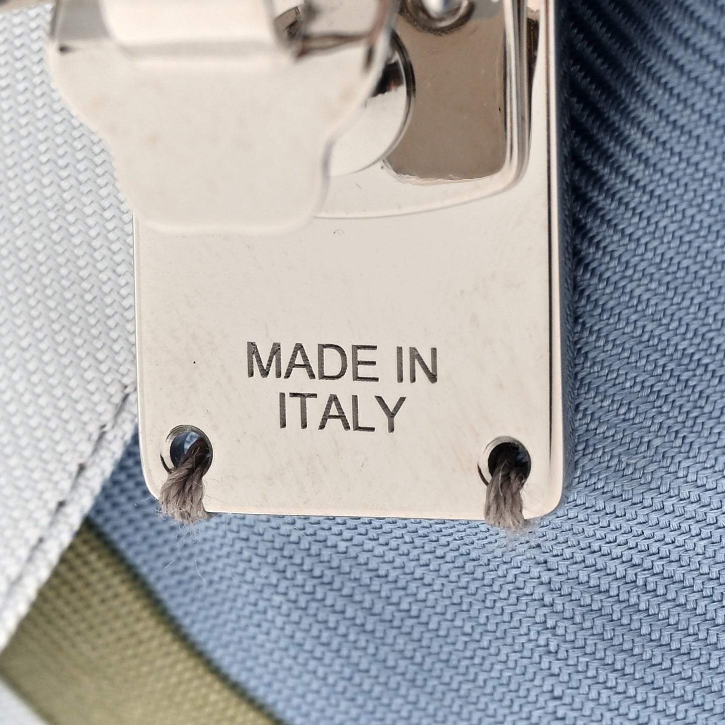 Silk Ex Libris Grenelle Hair Clip Bleu Cyclade