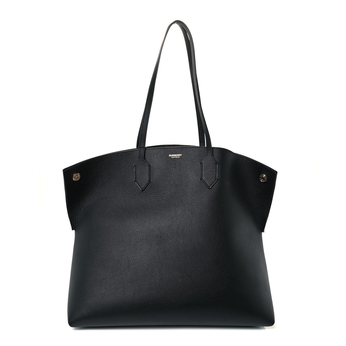 Calfskin Large Society Tote Black