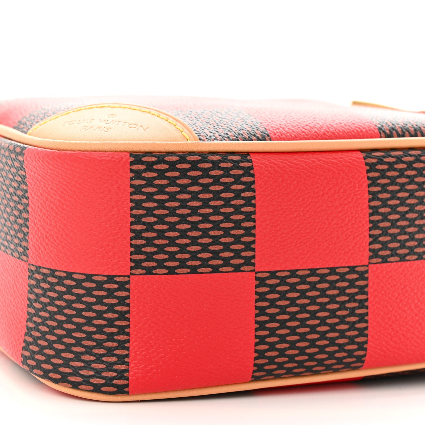 Damier Pop Chess Messenger Red