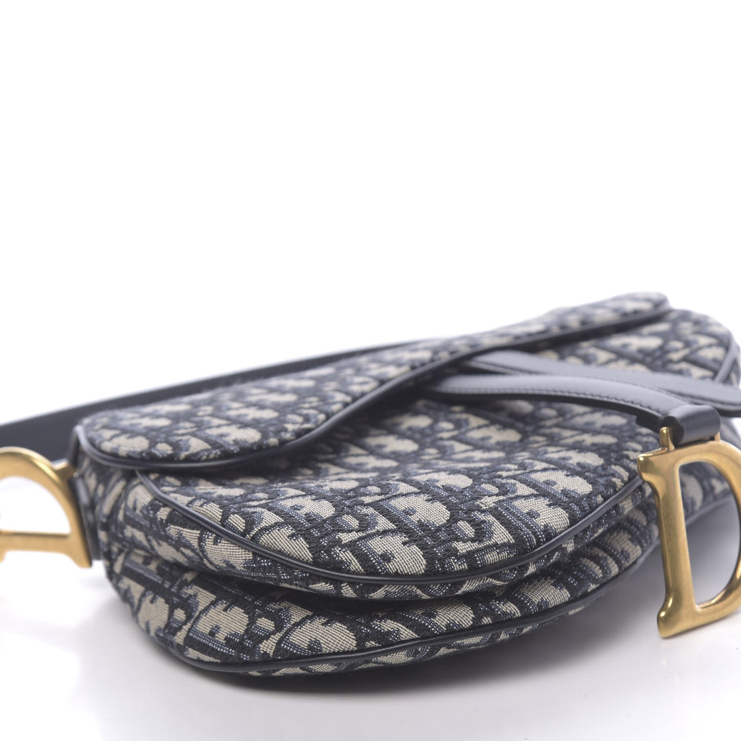 Oblique Saddle Bag Blue