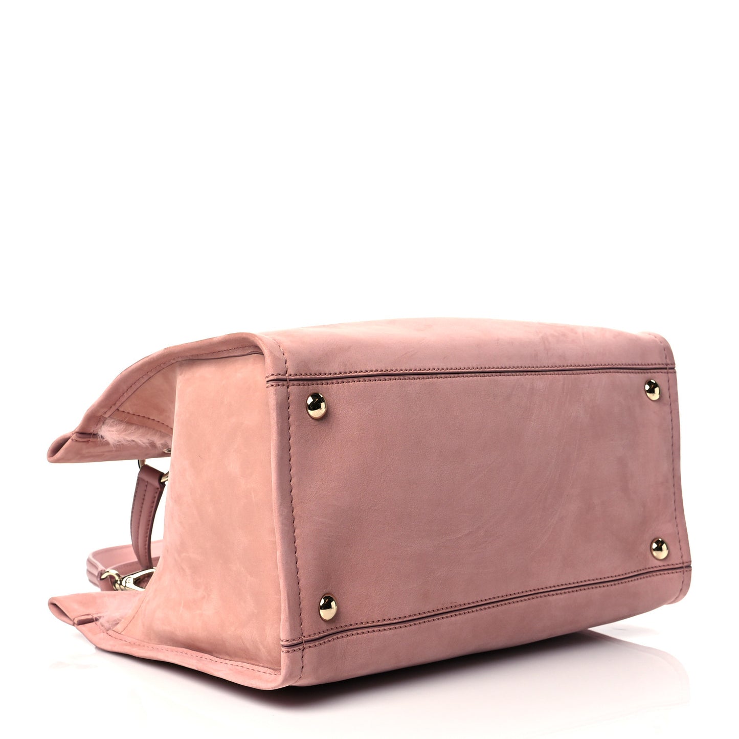 Suede Mink Medium Meera Tote Pink