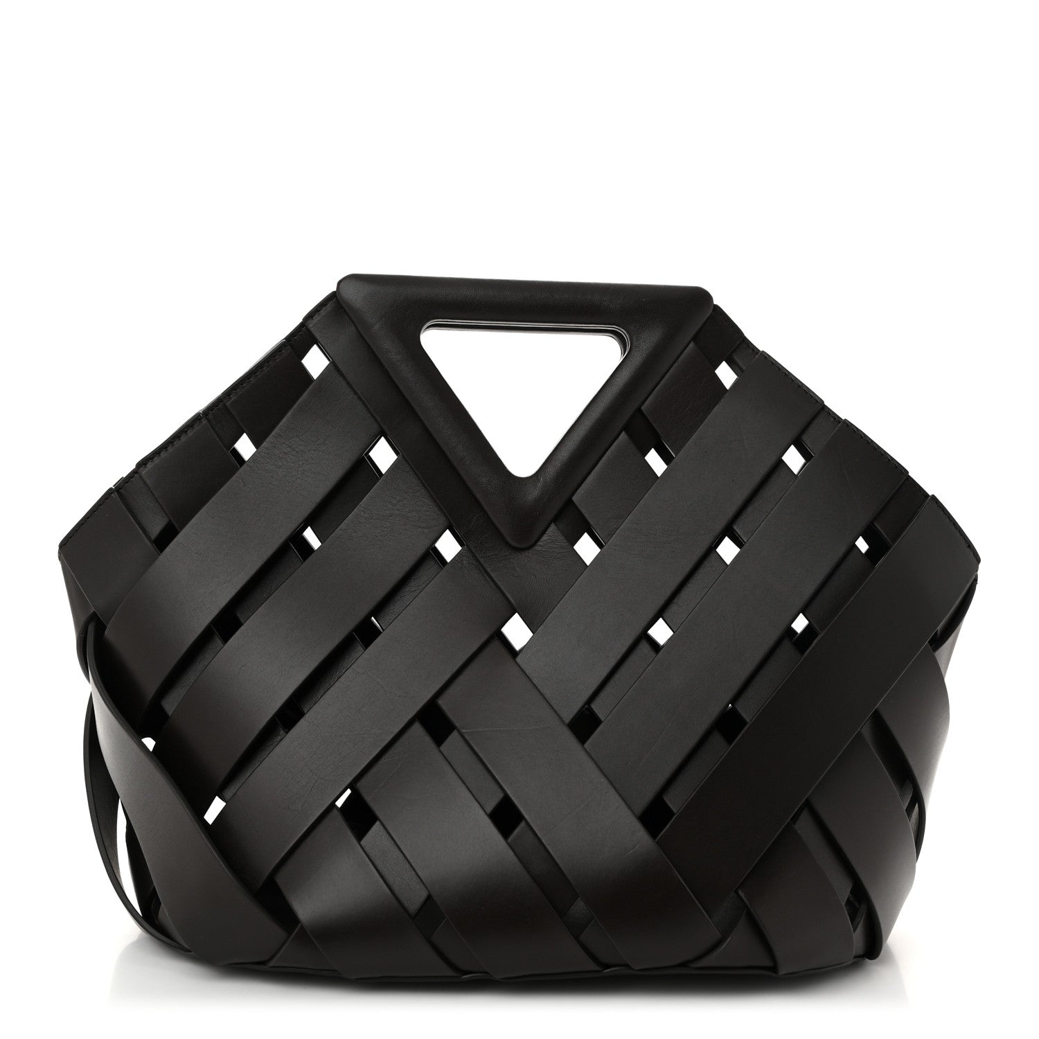 Bottega Veneta Calfskin V Woven Drawstring Tote Dark Brown 1 of 9