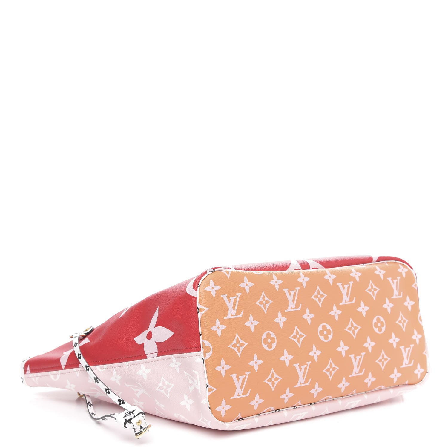 Louis Vuitton Monogram Giant Neverfull MM Rouge 4 of 13