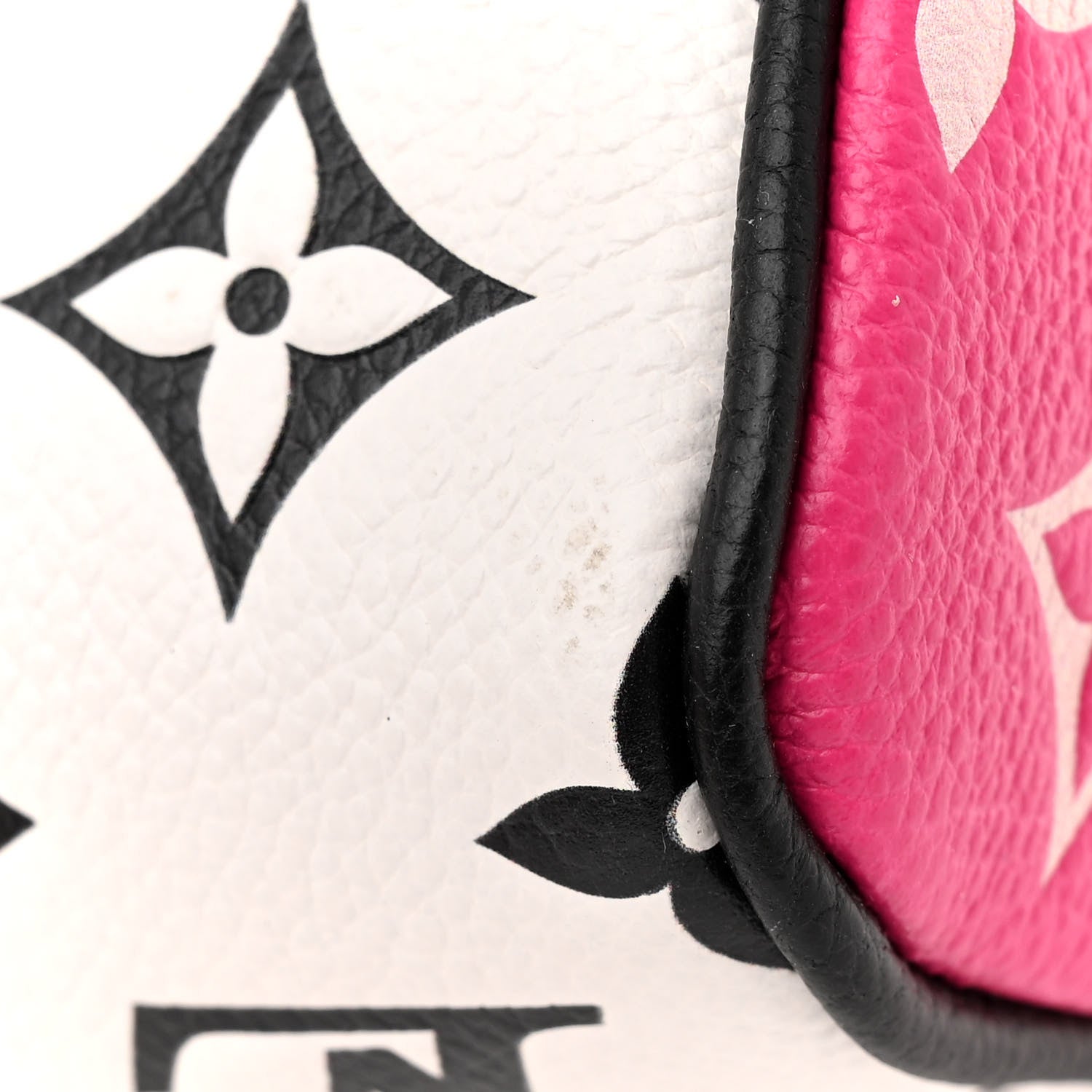 Louis Vuitton Empreinte Monogram Spring in the City Speedy Bandouliere 20 Black White Pink 10 of 10