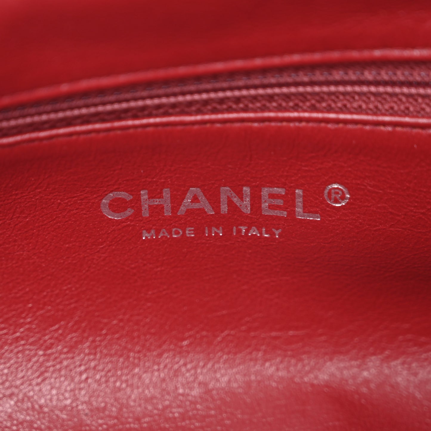 Lambskin Quilted Timeless Clutch Red