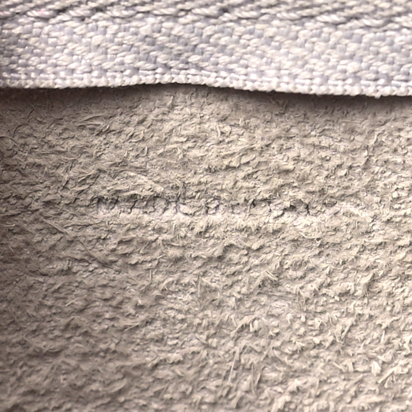 Grained Calfskin Nano Belt Bag Lavender Grey