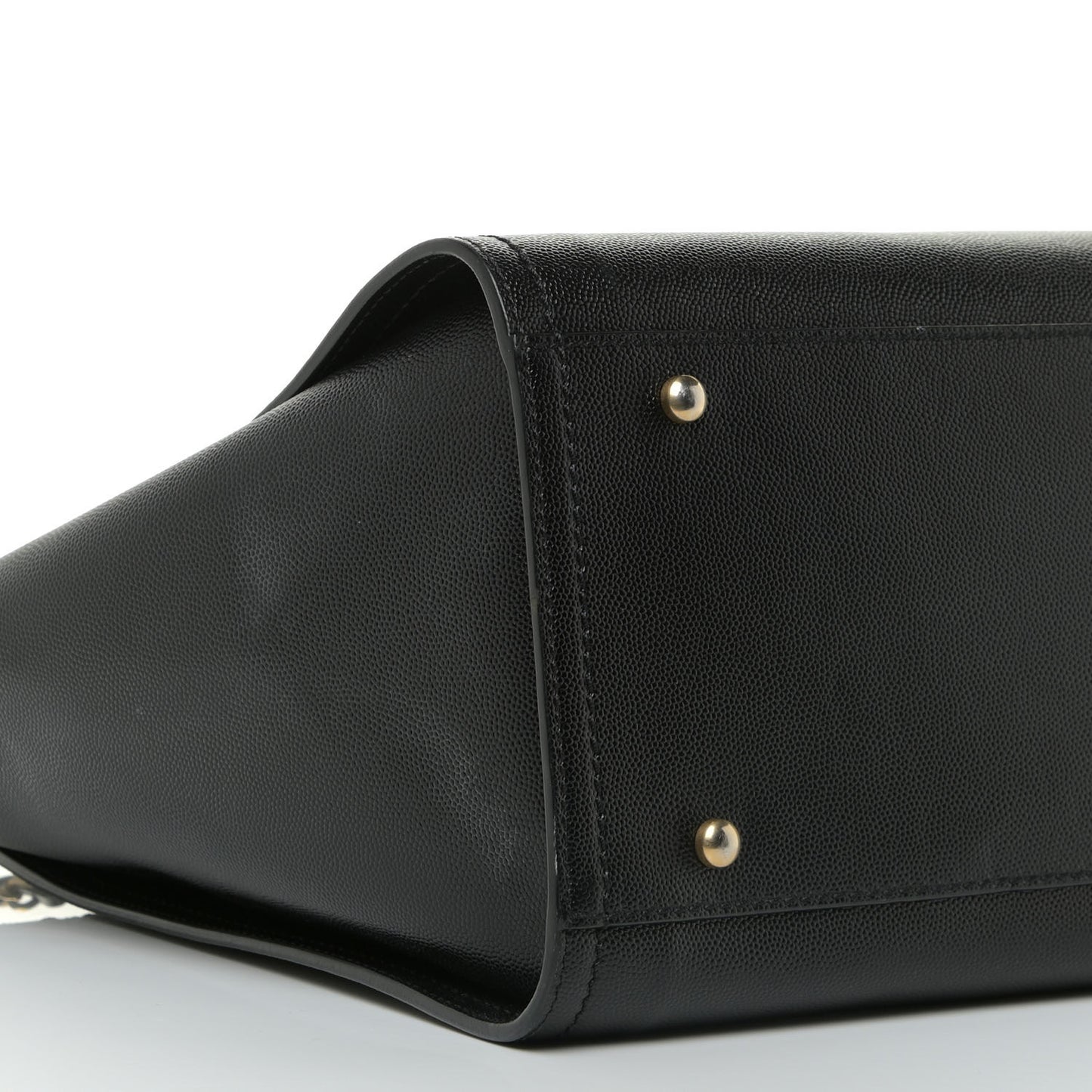 Caviar Small Studded Deauville Tote Black