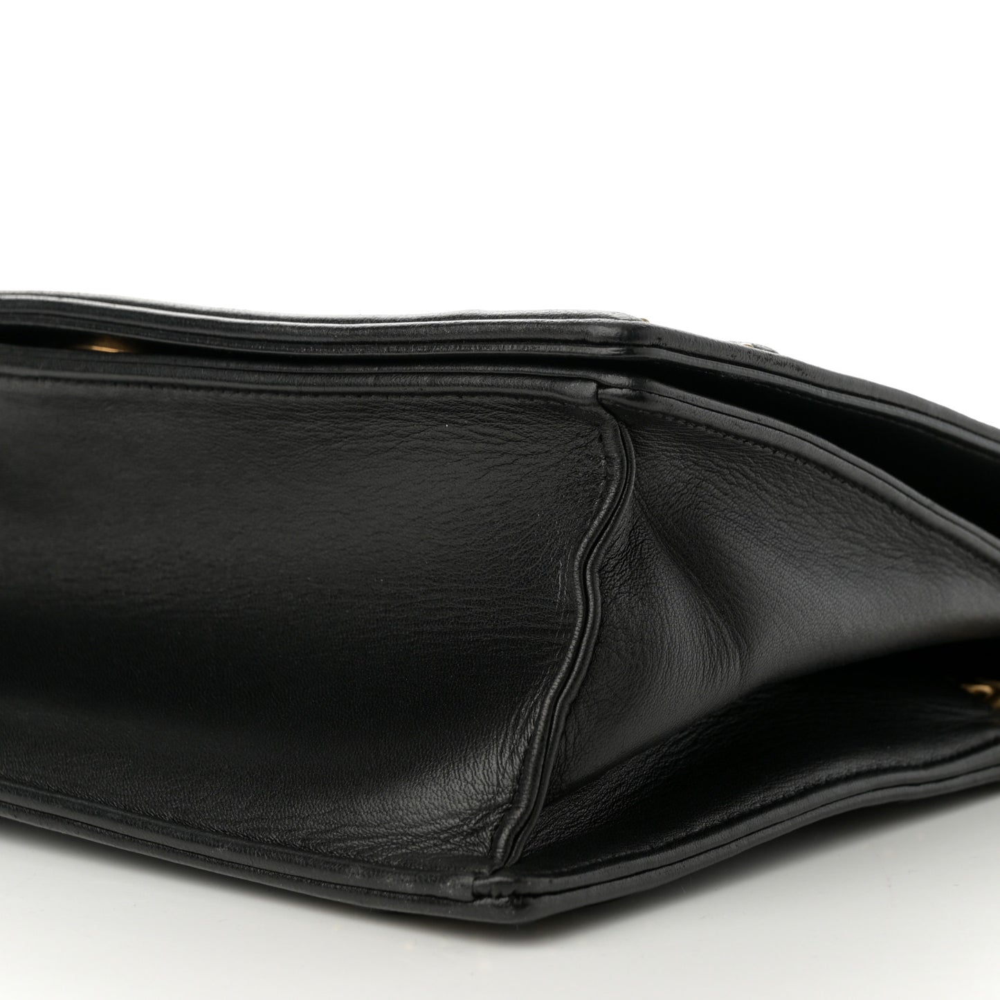 Lambskin Studded Medium Diorama Flap Bag Black