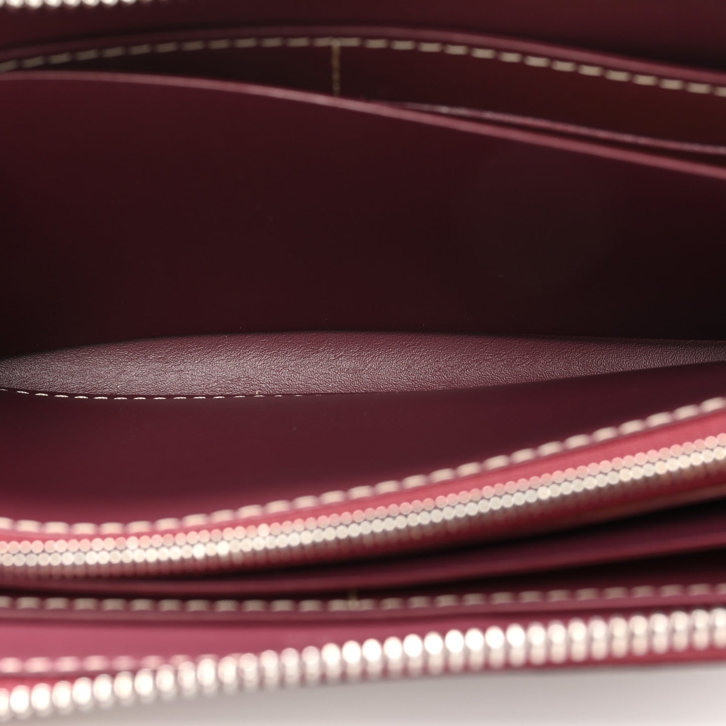 Goyardine Matignon Zip Around GM Wallet Burgundy