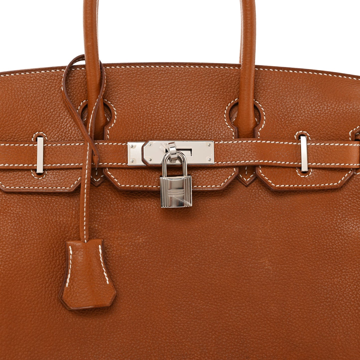 Natural Barenia Faubourg Birkin 30 Fauve
