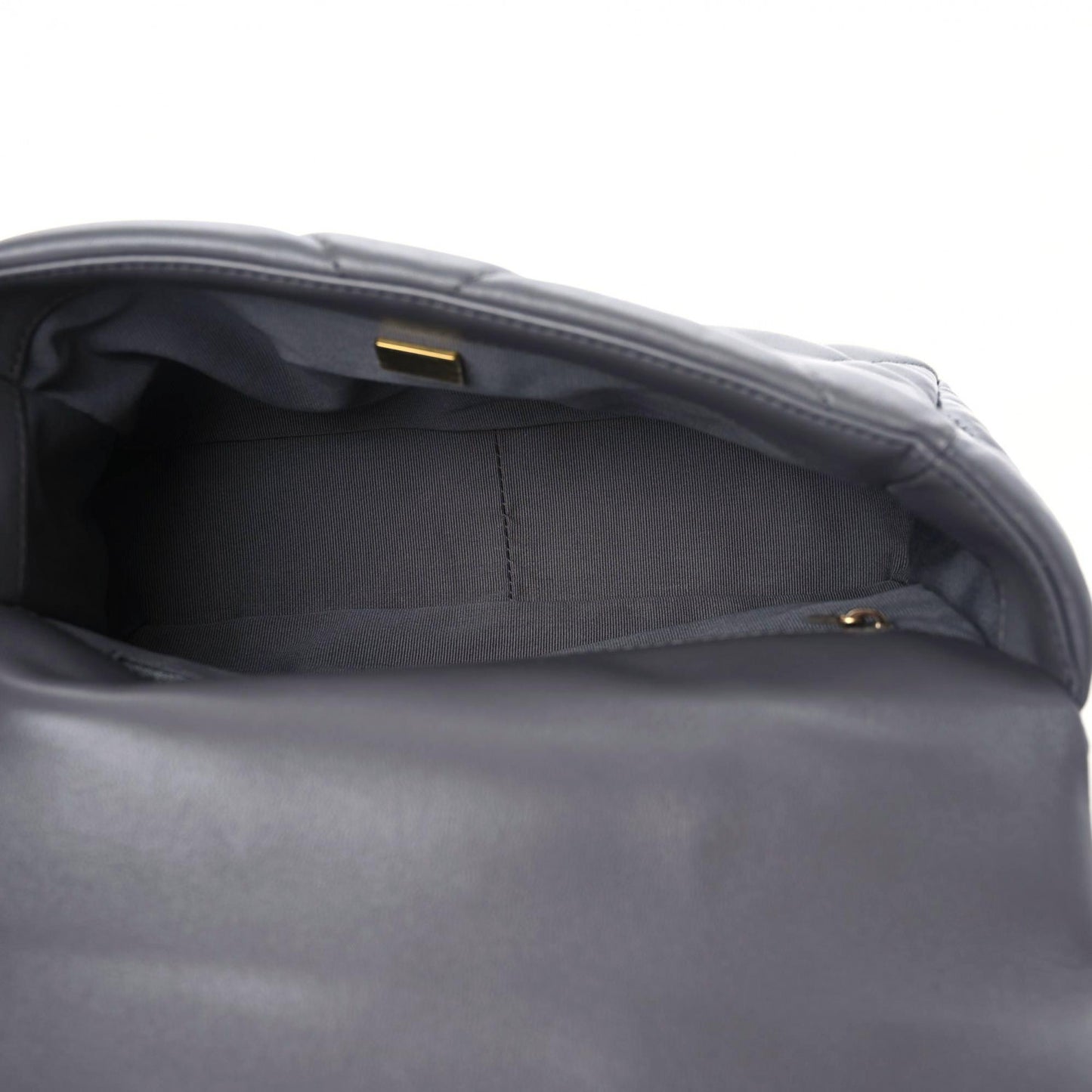 Lambskin Quilted Medium Chanel 19 Flap Dark Grey