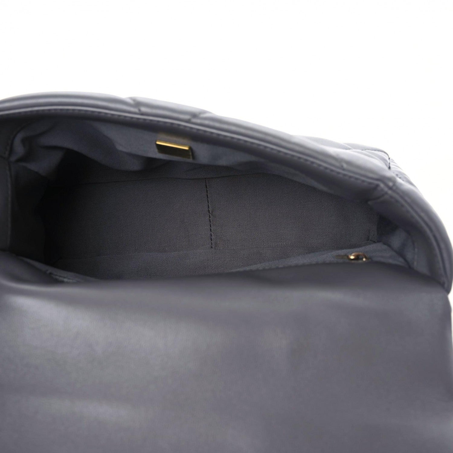 Chanel Lambskin Quilted Medium Chanel 19 Flap Dark Grey 7 of 9