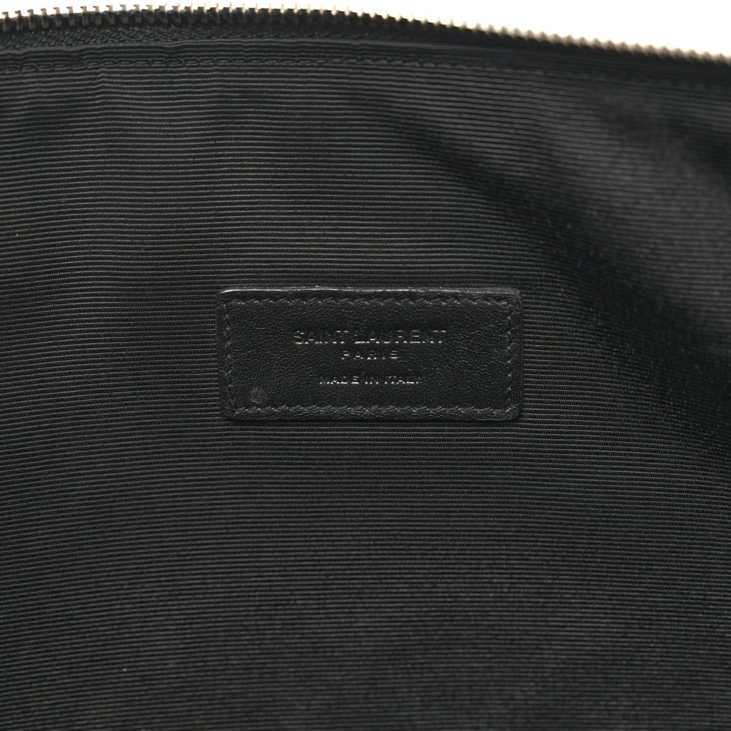 Calfskin Crocodile Embossed Document Holder Black