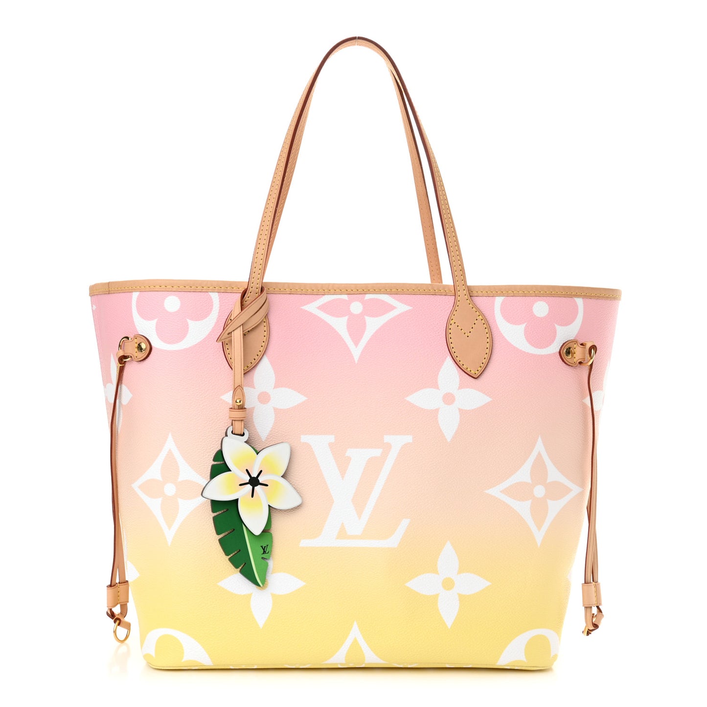 Monogram Giant By The Pool Neverfull MM Light Pink