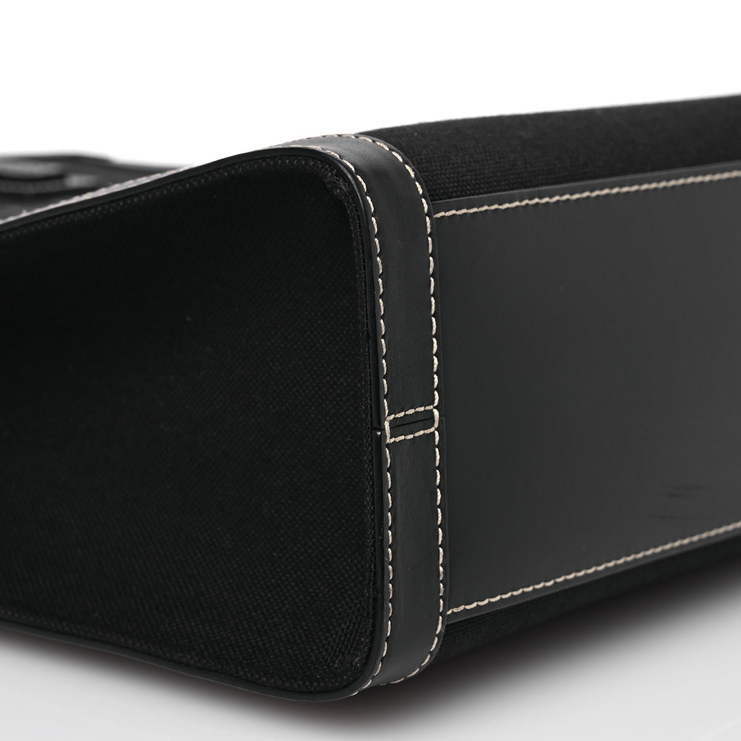 Napacot Canvas Spanish Calfskin Medium Klassik Tote Black