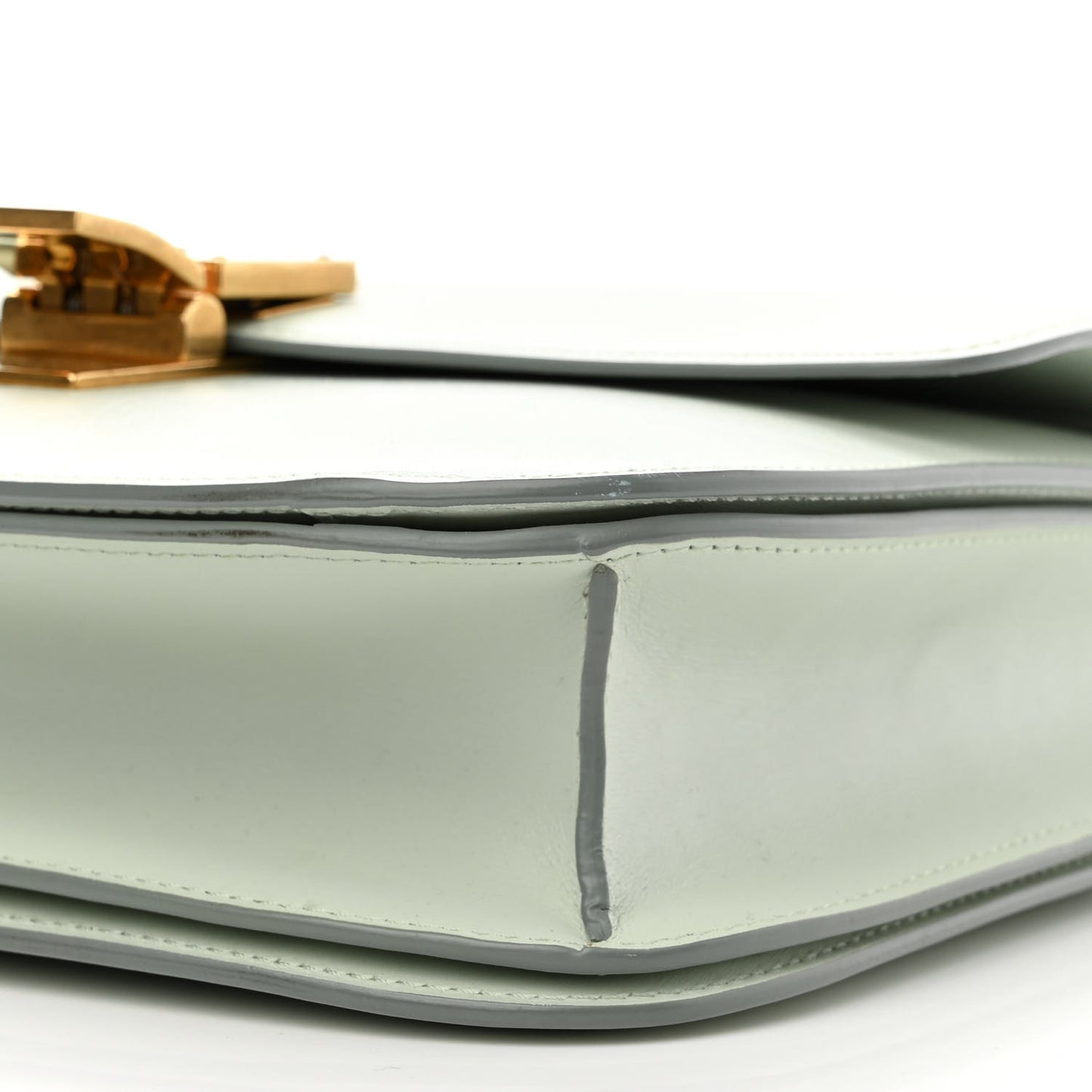 Box Calfskin Medium Classic Box Flap Bag Mint