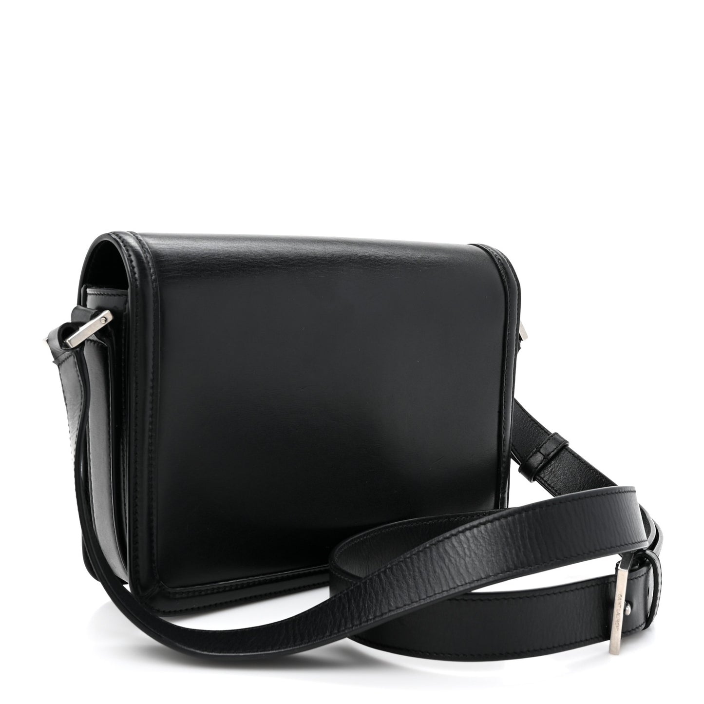 Box Calfskin Monogram Medium Solferino Satchel Black