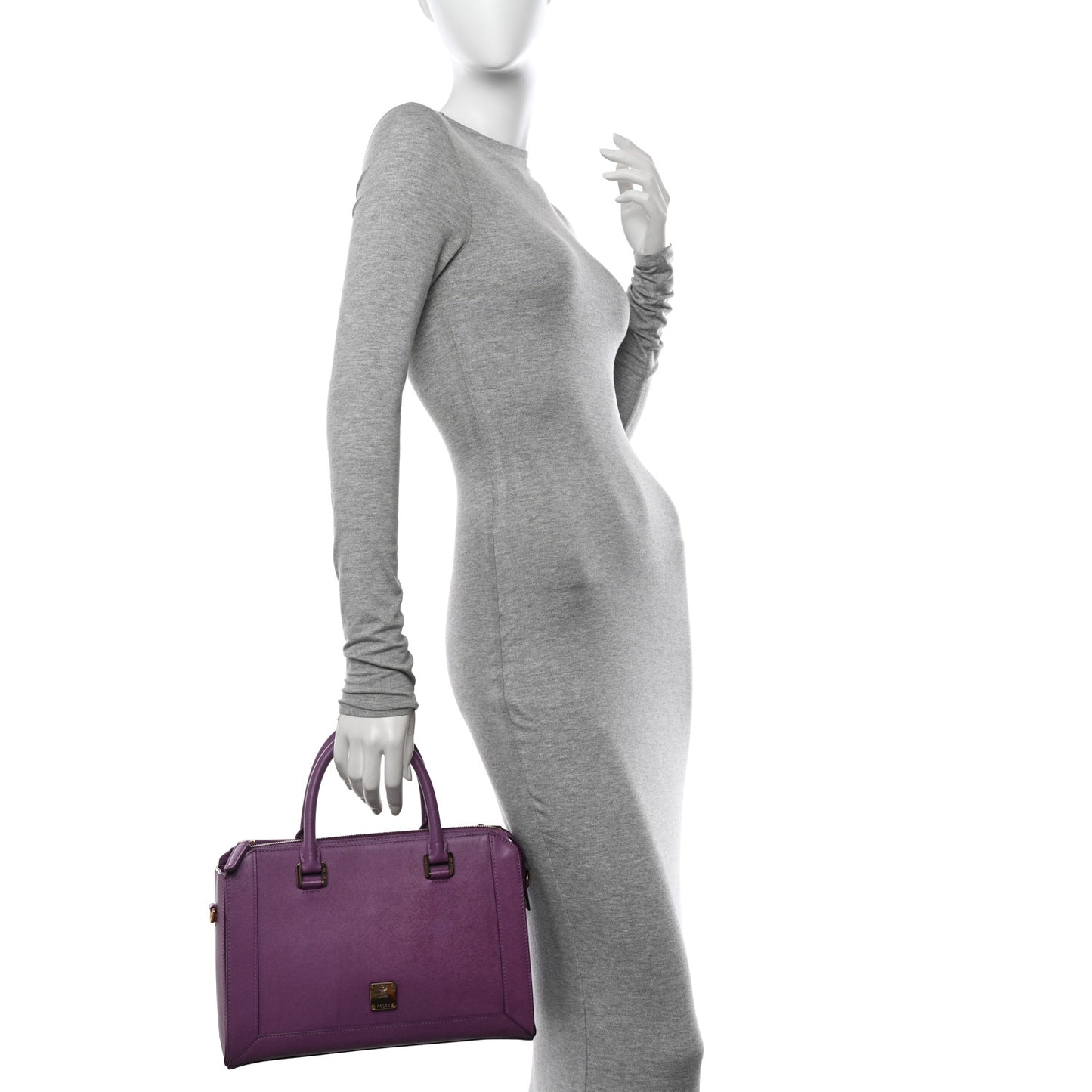 Saffiano Nuovo Tote Purple