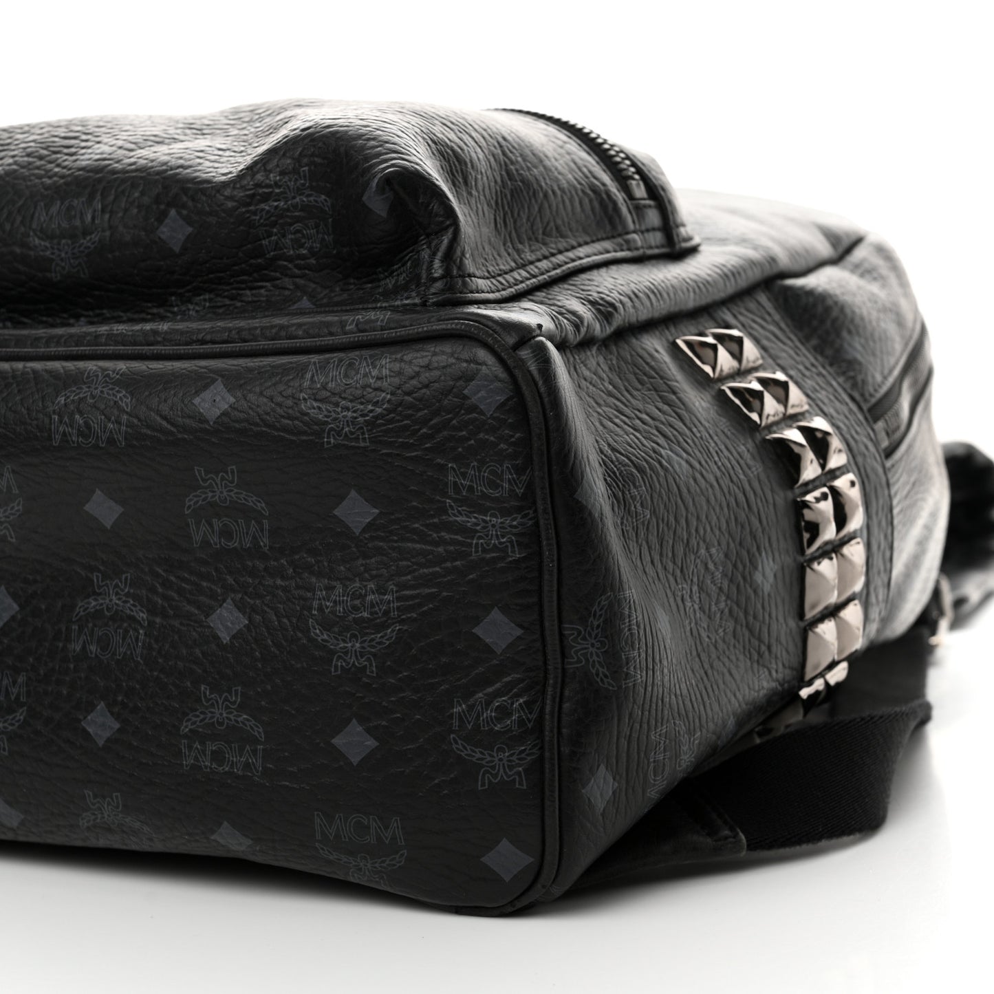 Visetos Large Side Studs Stark Backpack Black