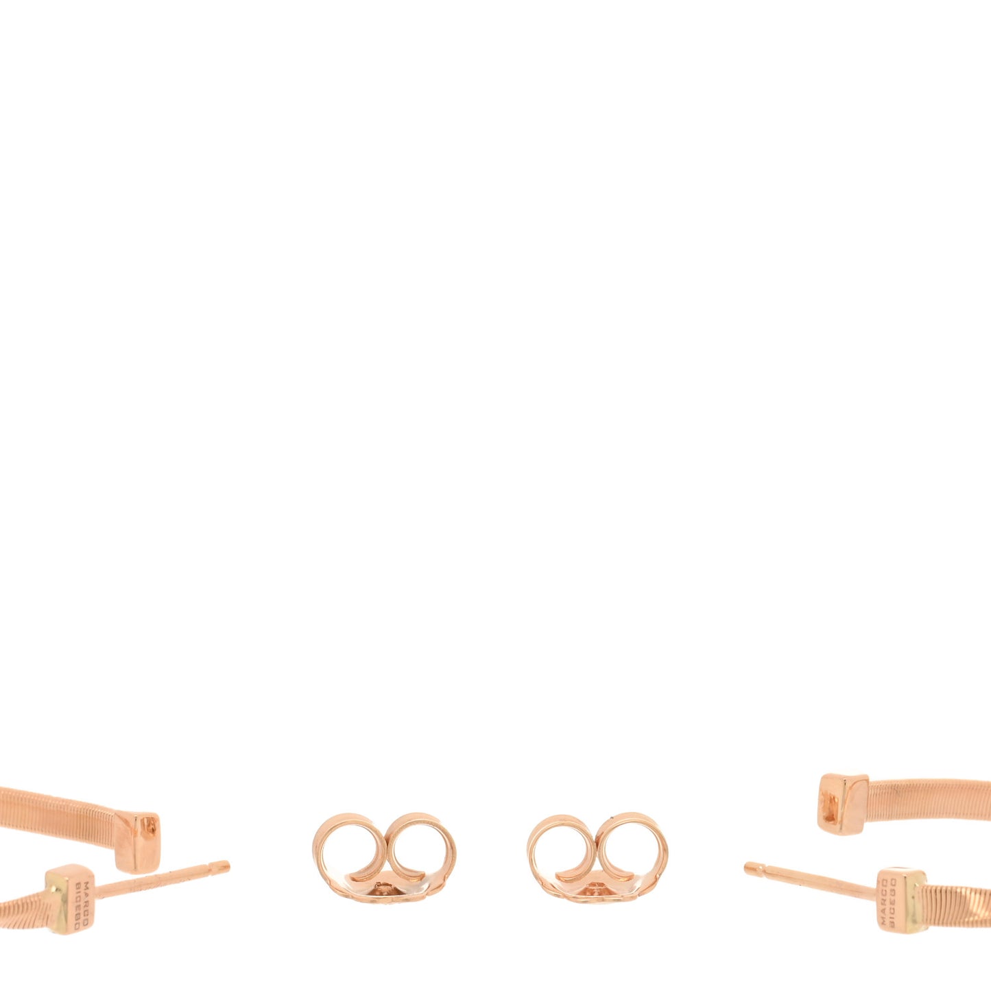 18K Rose Gold Marrakech Medium Hoop Earrings