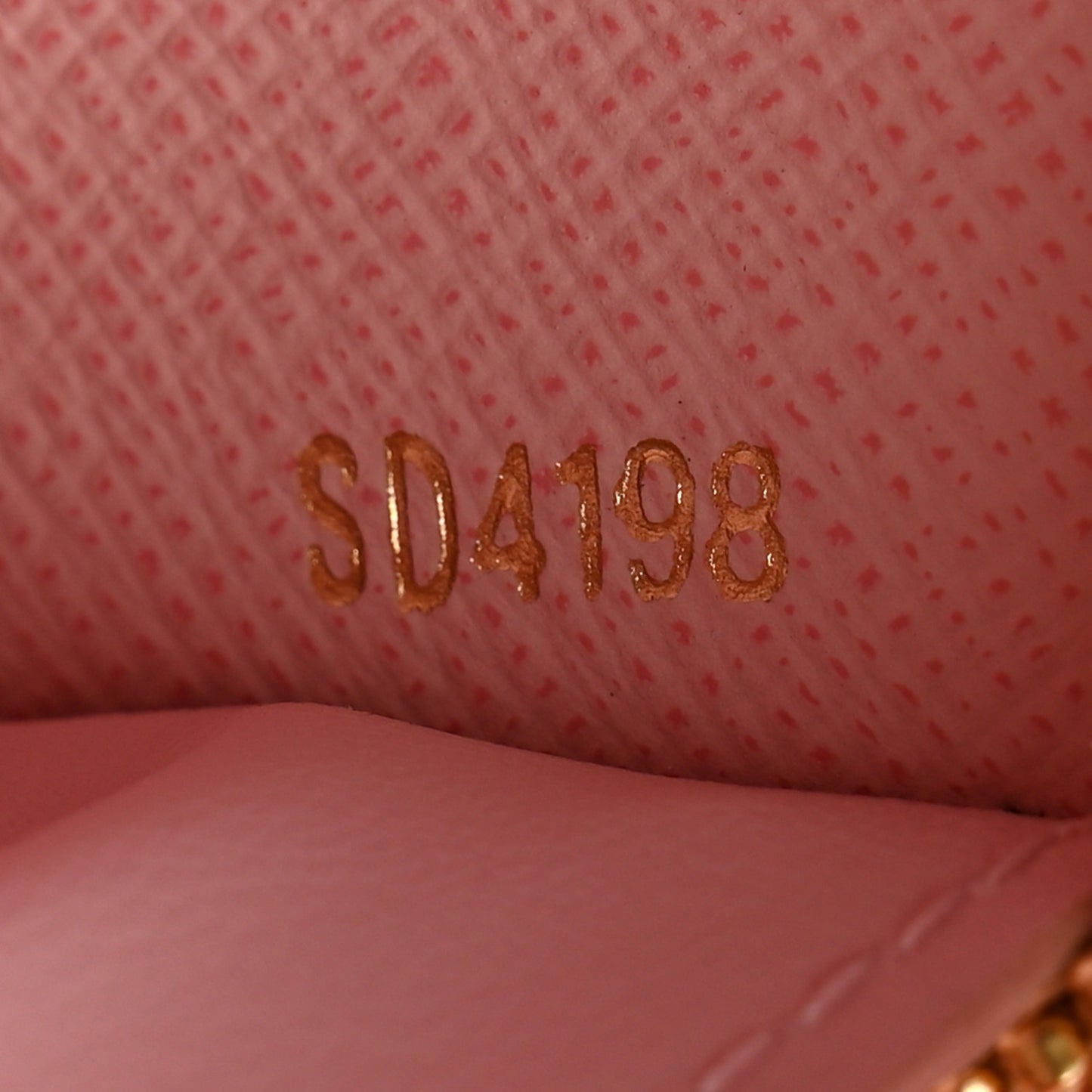 Damier Azur Clemence Wallet Rose Ballerine