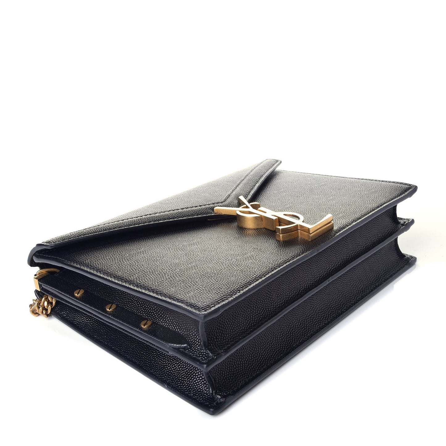 Grain De Poudre Monogram Cassandra Clasp Bag Black Rouge Legion