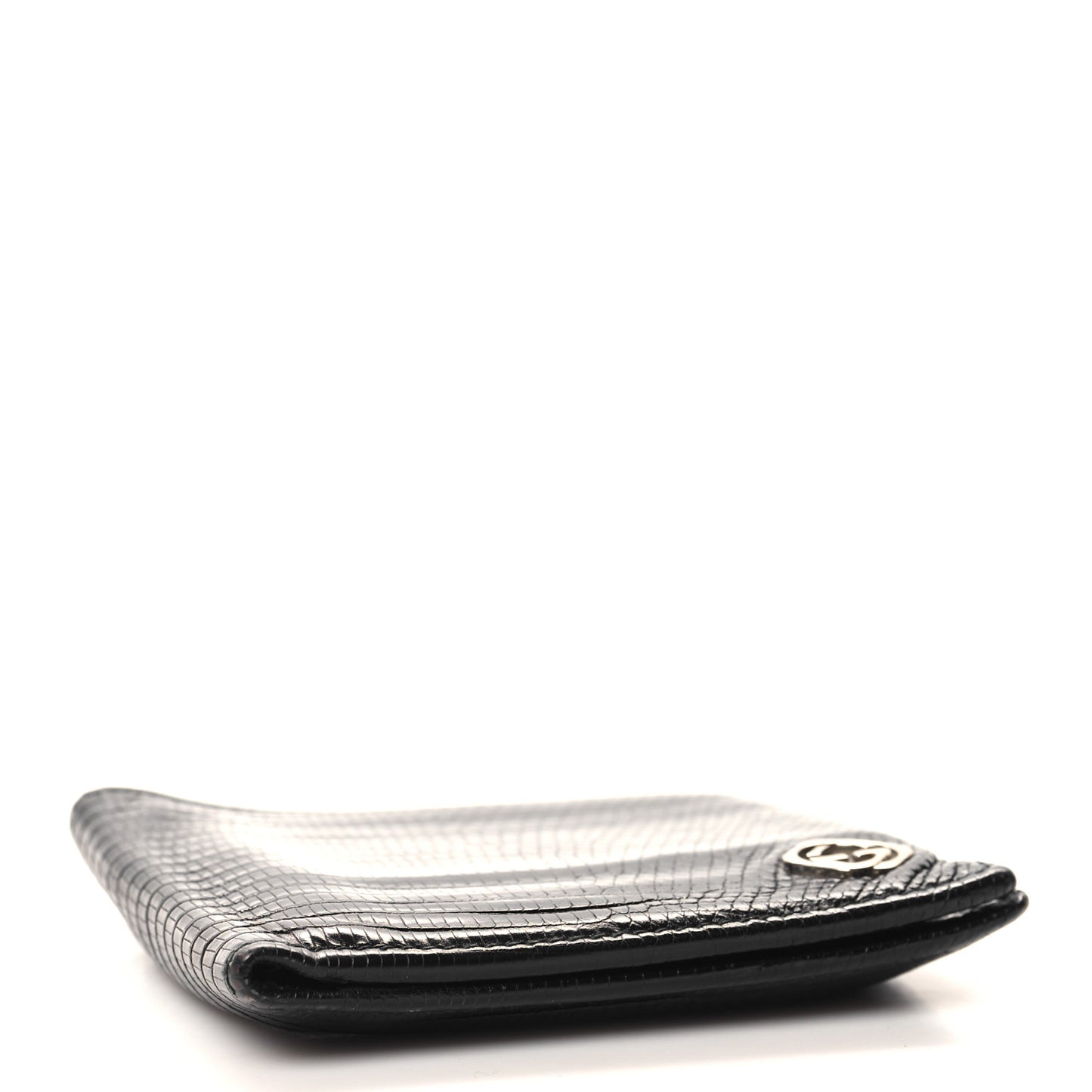 Lizard Bi-Fold Wallet Black