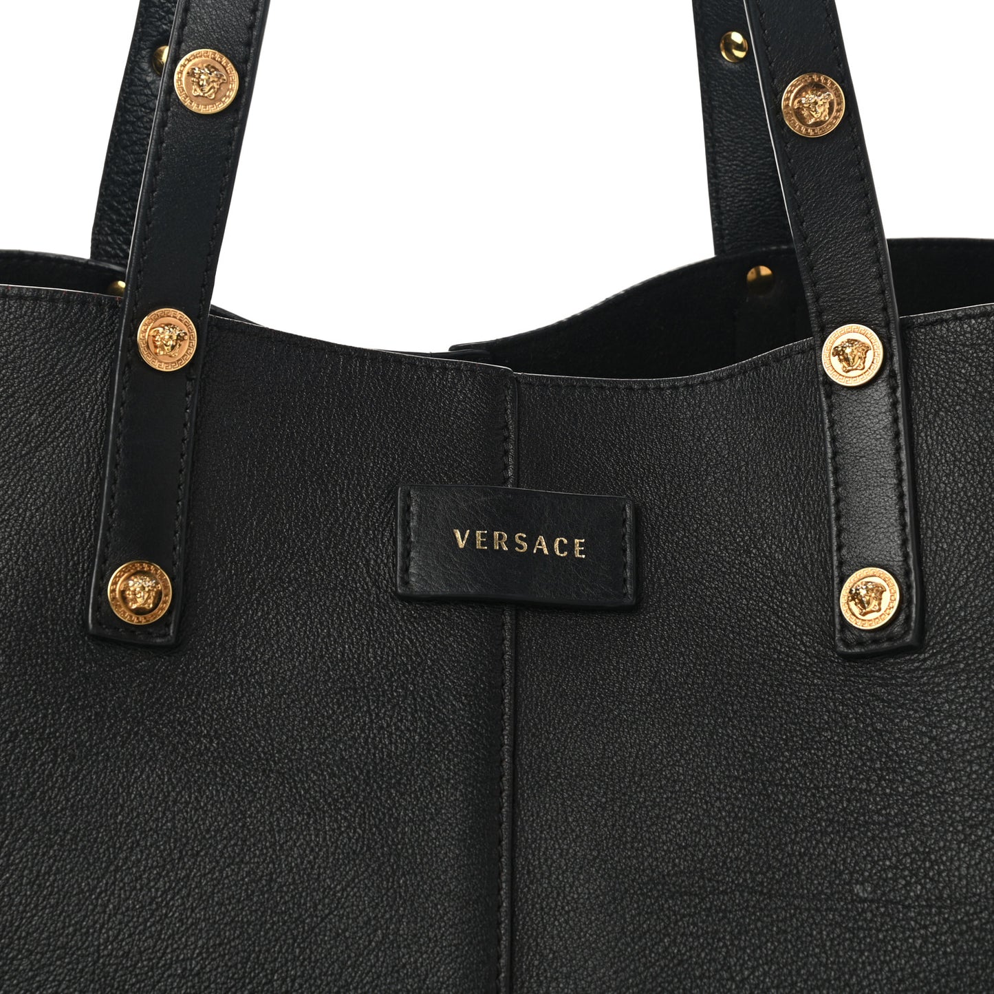 Calfskin Palazzo Tote Black