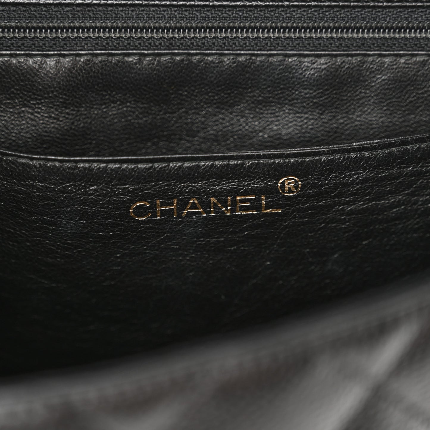 Caviar Quilted Jumbo Kelly Flap Black
